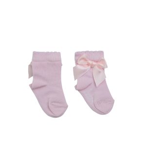 Little A Pink Bow Ankle Socks ERIN