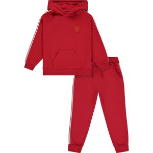 Mitch & Son Red Hooded Tracksuit Omar