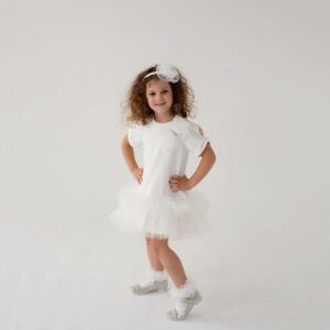 Daga White Tulle Girl's Tutu Dress 9713